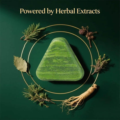 CrownRevive™ Herbal Hair Soap, Cypress leaf handmade sampoo bar