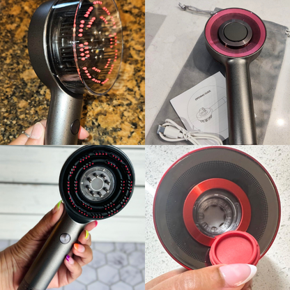 CrownRevive™ Electric cordless hair massager comb